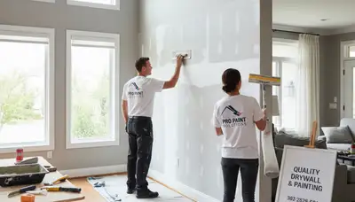 Professional drywall repair and wall restoration by house painters in Lancaster, PA