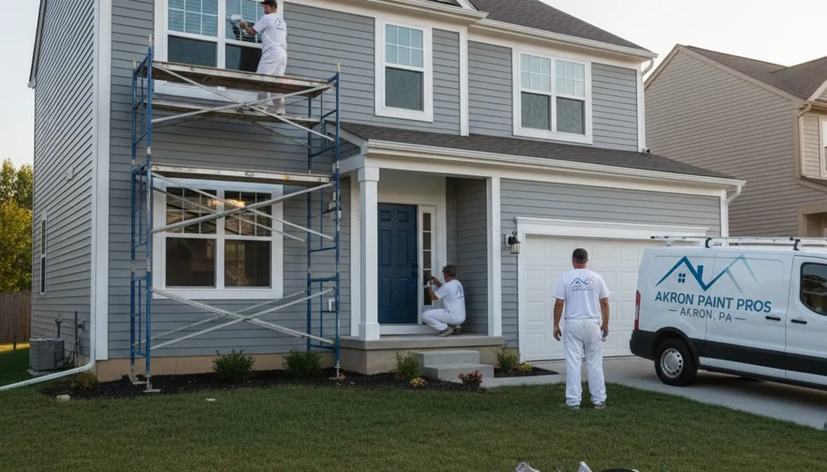 Professional house painters in Lancaster PA providing exterior and interior home painting services