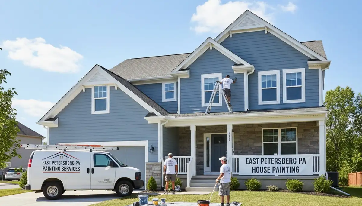 Professional house painters serving Lancaster, PA, for residential interior and exterior painting services