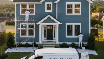 Professional house painters in Lancaster PA providing expert residential exterior painting services