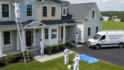 Professional house painters in Lancaster PA providing expert residential exterior painting services