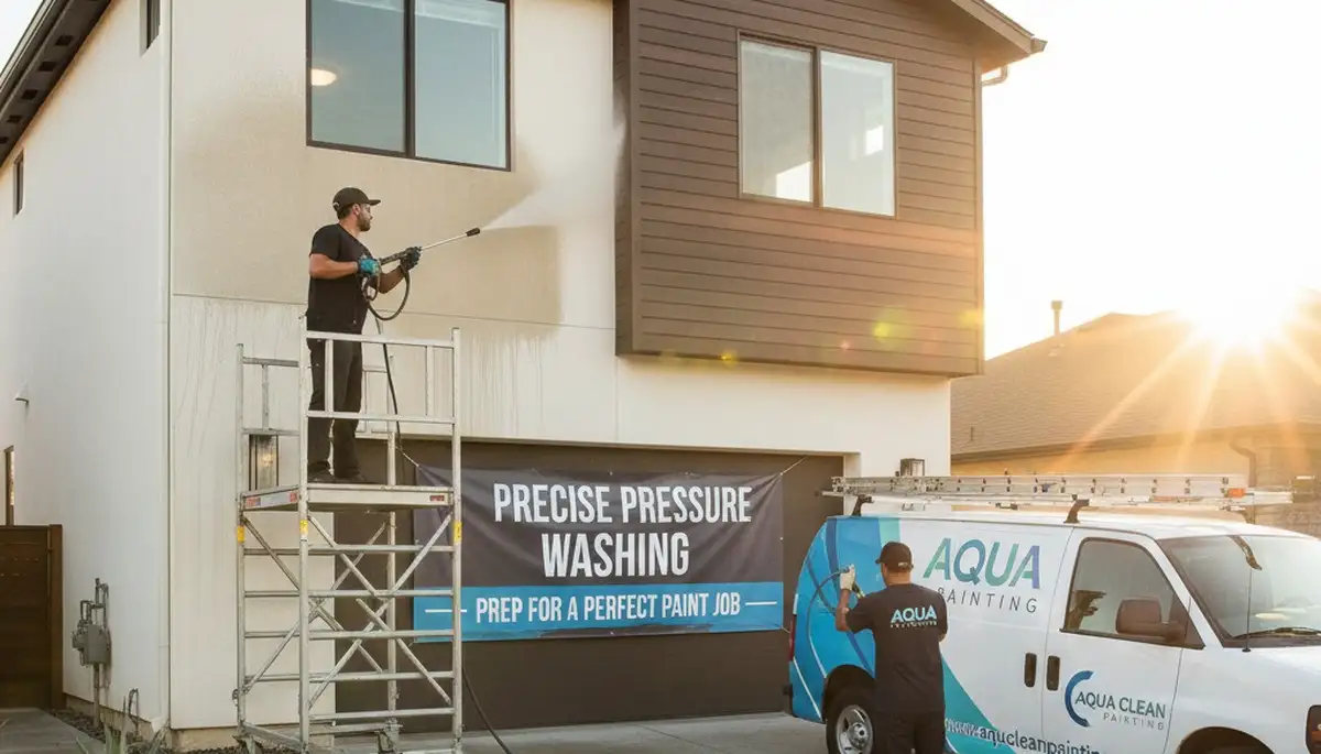 Professional pressure cleaning Lancaster PA removing mold and grime from home exterior surfaces